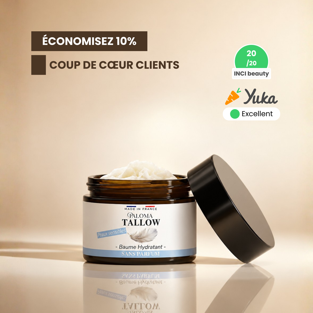 Baume Tallow Peaux Sensibles - 30 ml
